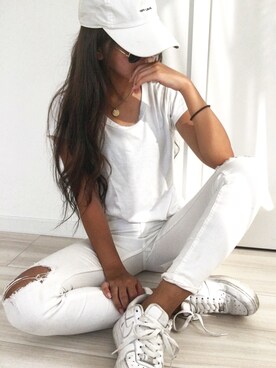 mireさん（レディース・159cm）の夏コーディネート