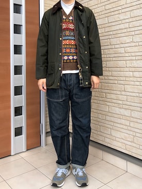 「NEWBALANCE」｜「アイテム（ブルゾン）」を使った、metsan1986さん（メンズ・177cm）の冬コーディネート