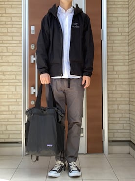 「ARC'TERYX（アークテリクス）のアイテム（ナイロンジャケット）」を使った、metsan1986さん（メンズ・177cm）の春コーディネート