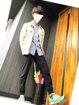 「BACK NUMBER（バックナンバー）のアイテム（ミリタリージャケット）」を使った、peaceさん（メンズ・177cm）の春コーディネート