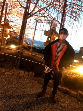 「vetements」｜「アイテム（ブルゾン）」を使った、多田雄太郎さん（メンズ・167cm）の春コーディネート