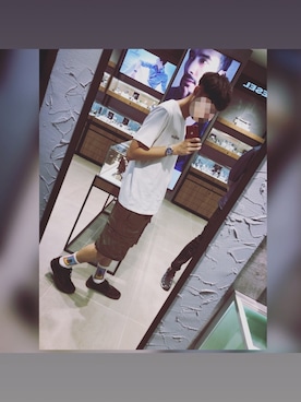 「:CHOCOOLATEのアイテム」を使った、Ben Huangさん（メンズ・178cm）の夏コーディネート