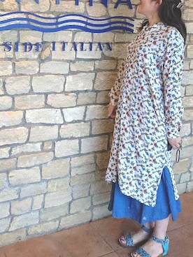 「acca（アッカ）のアイテム」を使った、カナさん（レディース・165cm）の春コーディネート