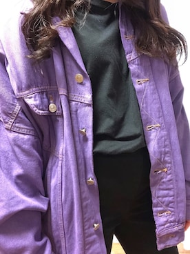 「sevens（セブンズ）のアイテム（ジャケット/アウター）」を使った、a k i さん（レディース・150cm）の春コーディネート