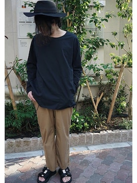 「YSTRDY's TMRRW（イエスタデイズトゥモロー）のアイテム（パンツ）」を使った、incenseさん（メンズ・175cm）の春コーディネート