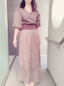 「LA BELLE ETUDE（ラベルエチュード）のアイテム（タンクトップ）」を使った、くぅさん（レディース・157cm）の秋コーディネート