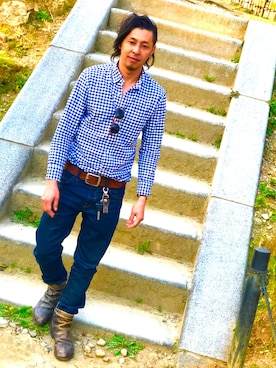 夕凪3さん（メンズ・170cm）の春コーディネート