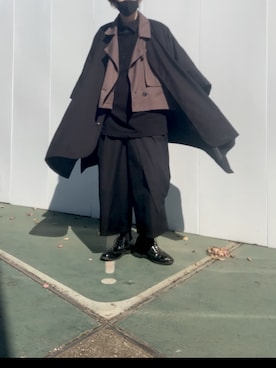 「Y-3（ワイスリー）のアイテム（その他）」を使った、Satoさん（メンズ・172cm）の秋コーディネート