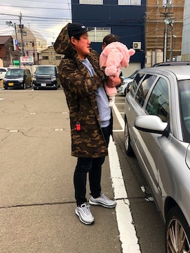 「ZARA（ザラ）のアイテム（モッズコート）」を使った、Ayanosukeさん（メンズ・177cm）の冬コーディネート