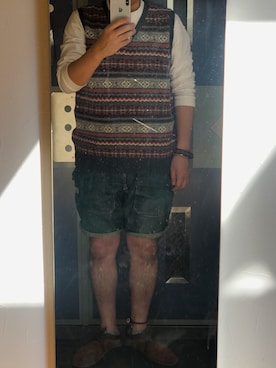 「RRL（ダブル アール エル）のアイテム（アクセサリー）」を使った、リョースケさん（メンズ・165cm）の秋コーディネート