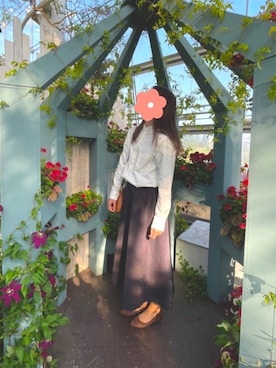 「INHERIT（インヘリット）のアイテム」を使った、hana❀.*･ﾟさん（レディース・168cm）の春コーディネート