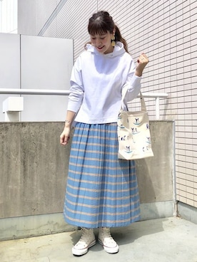 リバーシブルボーダースカート を使った人気ファッションコーディネート Wear