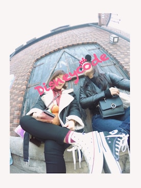 「HOTPING（ホッピン）のアイテム（ダウンジャケット/コート）」を使った、rapun79さん（レディース・158cm）の冬コーディネート