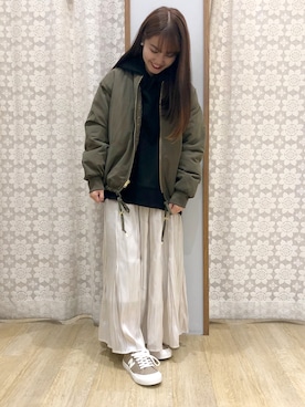 「リバーシブルブルゾン」｜miyuchim0015さん（レディース・150cm）の秋コーディネート