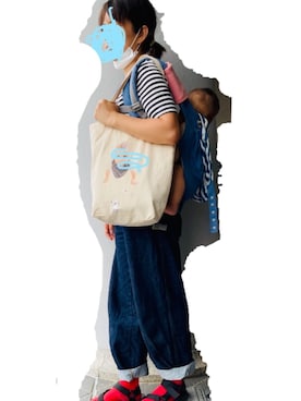 「CHOCOA（チョコア）のアイテム（トップス）」を使った、かなぱんさん（レディース・162cm）の夏コーディネート