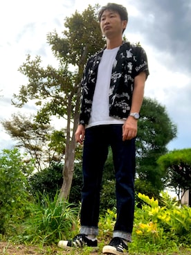 竹丸さん（メンズ・170cm）の夏コーディネート