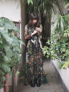 「Sretsis（スレッシス）のアイテム」を使った、川﨑珠莉さん（レディース・165cm）の春コーディネート