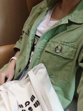 「PULL&BEAR（プルアンドベア）のアイテム（ブルゾン）」を使った、frolinさん（レディース・158cm）の秋コーディネート