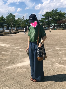 「Loint's（ロインツ）のアイテム」を使った、yuaさん（レディース・165cm）の夏コーディネート