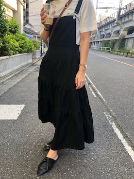 「Diosfront（ディオスフロント）のアイテム（ワンピース/ドレス）」を使った、とうにゅうさん（レディース・161cm）の春コーディネート