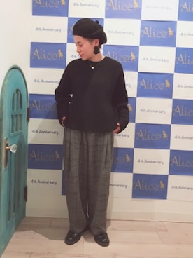 「アイテム（ピアス（両耳用））」を使った、aliceayakoさん（レディース・148cm・30代）の冬コーディネート