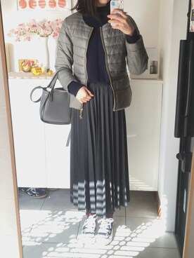 Meiさん（レディース・159cm）の冬コーディネート