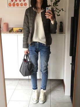 Meiさん（レディース・159cm）の春コーディネート