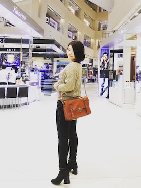 「cantwo（キャンツー）のアイテム」を使った、sophiasuさん（レディース・158cm）の秋コーディネート