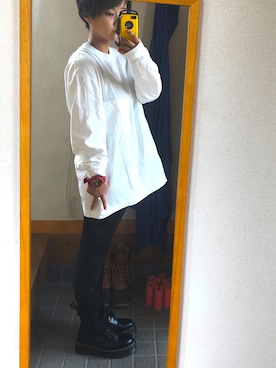 「G-SHOCK」｜「アイテム（ブーツ）」を使った、ろいどさん（レディース・152cm）の秋コーディネート