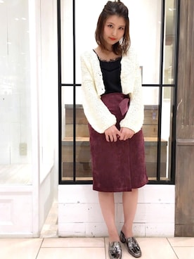 「Stephanie（ステファニエ）のアイテム」を使った、shiraiさん（レディース・160cm）の秋コーディネート