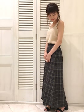 「Stephanie（ステファニエ）のアイテム」を使った、shiraiさん（レディース・160cm）の夏コーディネート