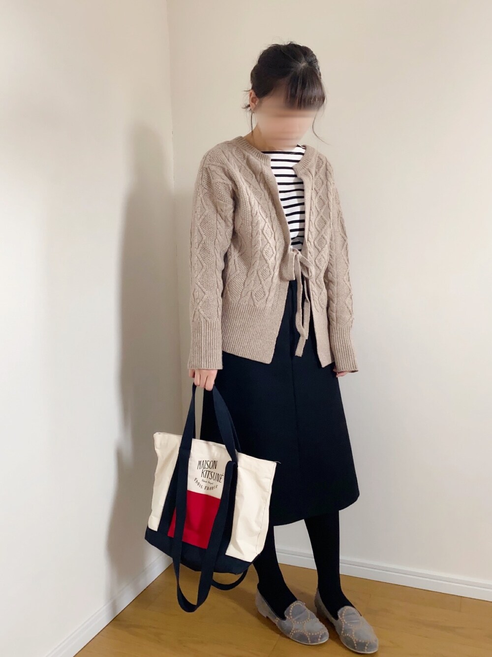 SLOBE IENA（スローブイエナ）の「メルトンAラインスカート