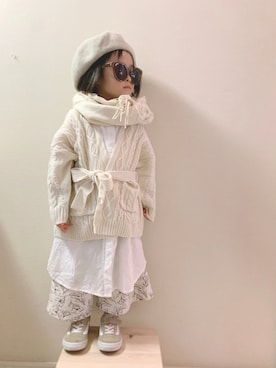 buchon さん（キッズ・100cm）の冬コーディネート