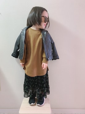 buchon さん（キッズ・100cm）の冬コーディネート