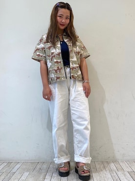 大原 和穂さん（レディース・152cm）の夏コーディネート