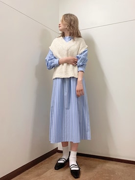 フナバシミズキさん（レディース・169cm）の春コーディネート