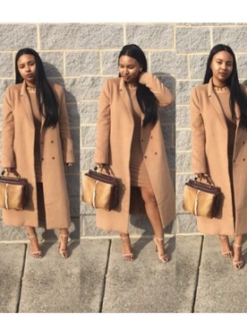 「FOREVER 21（フォーエバー トゥエンティーワン）のアイテム（ダウンジャケット/コート）」を使った、Milla さん（レディース・165cm）の春コーディネート