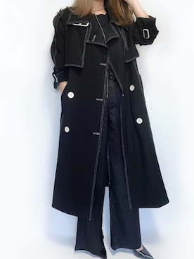 「RIAVELのアイテム（ネックレス、シルバー系）」を使った、KEIさん（レディース・160cm）の春コーディネート