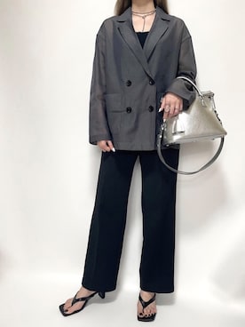 「GUパンツ」｜KEIさん（レディース・160cm）の春コーディネート