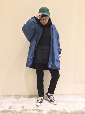 「NUMERALS（ヌメラルズ）のアイテム」を使った、K2aさん（レディース・161cm）の秋コーディネート
