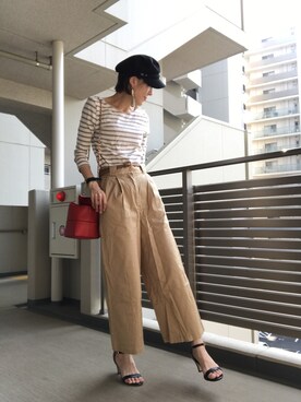 「ラベンダー」｜chan-miさん（レディース・163cm）の春コーディネート