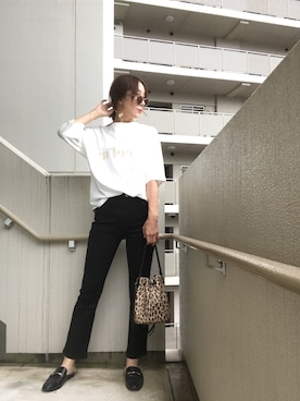 「MAISON DE REEFUR（メゾンドリーファー）のアイテム（その他パンツ）」を使った、chan-miさん（レディース・163cm）の秋コーディネート