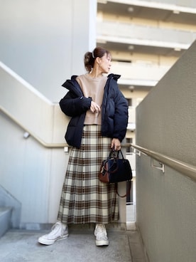 chan-miさん（レディース・163cm）の冬コーディネート