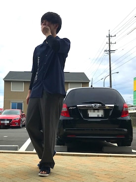 ともしさん（メンズ・175cm）の春コーディネート