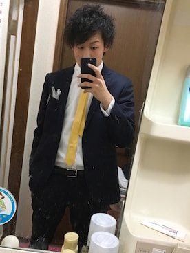 「アイテム（フォーマルスーツ/小物）」を使った、ギャオスさん（メンズ・183cm・10代）の春コーディネート