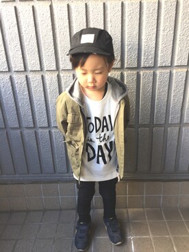 Ryuさん（キッズ・100cm）の冬コーディネート