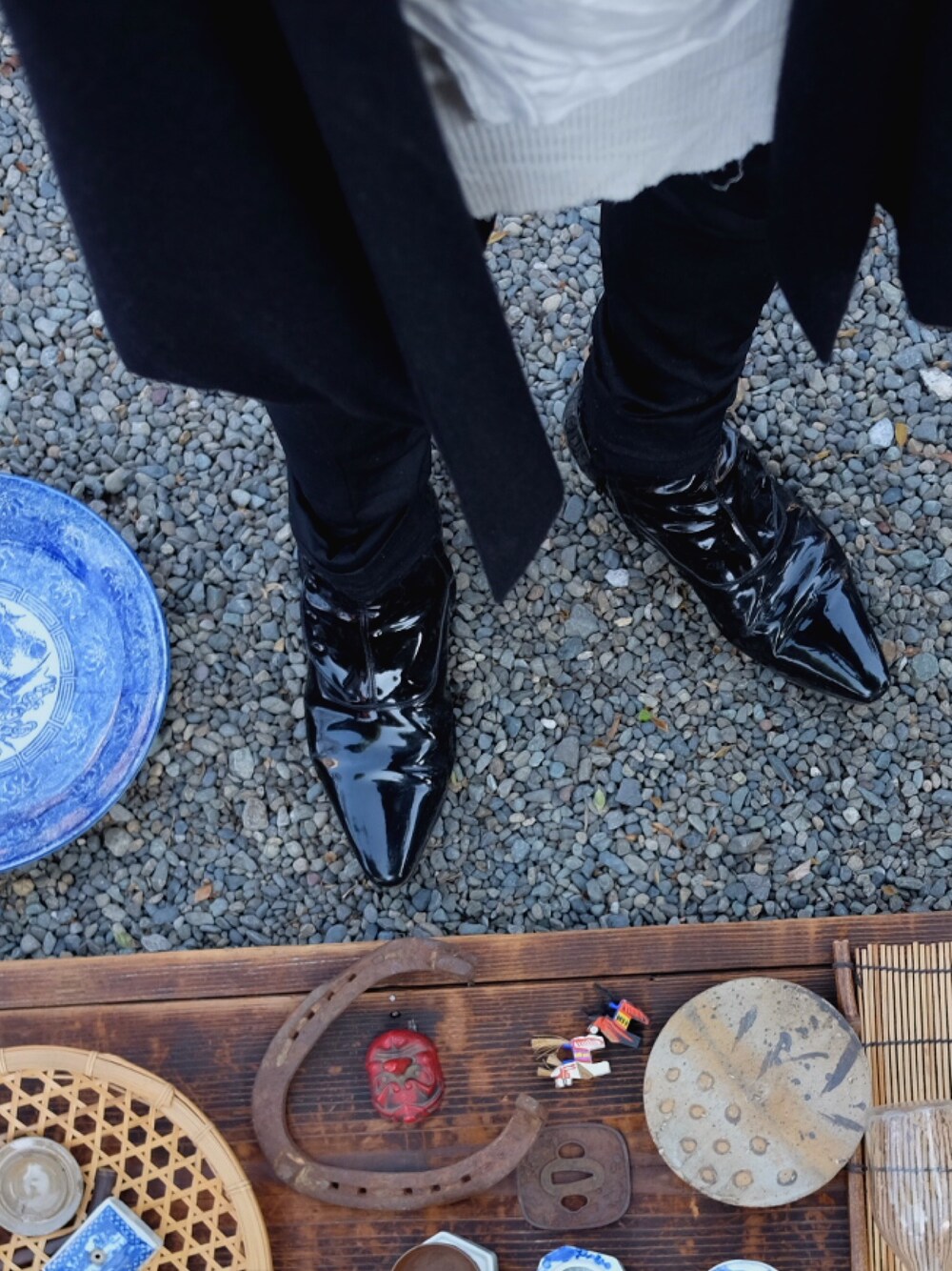 「Dior hommeのアイテム（ブーツ、ブラック系）」を使った、trestelle2012さん（メンズ・173cm）の春コーディネートの1枚目の写真