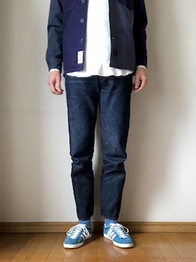 となりさん（メンズ・179cm）の春コーディネート