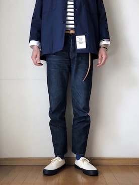 となりさん(メンズ・179cm)の春コーディネート