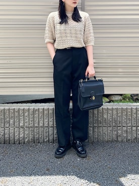 「タッセルローファー」｜fukutoyutoriさん（レディース・155cm）の夏コーディネート